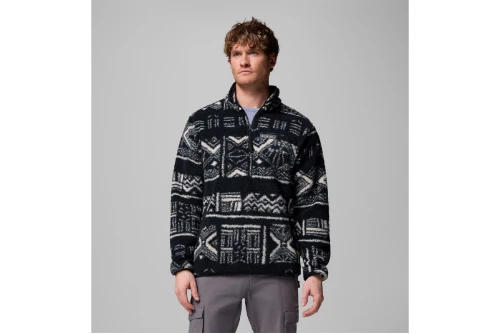 Columbia Rugged Ridge High Pile Fleece Μπλούζα Με Φερμουάρ Ανδρική (AM3598-010)