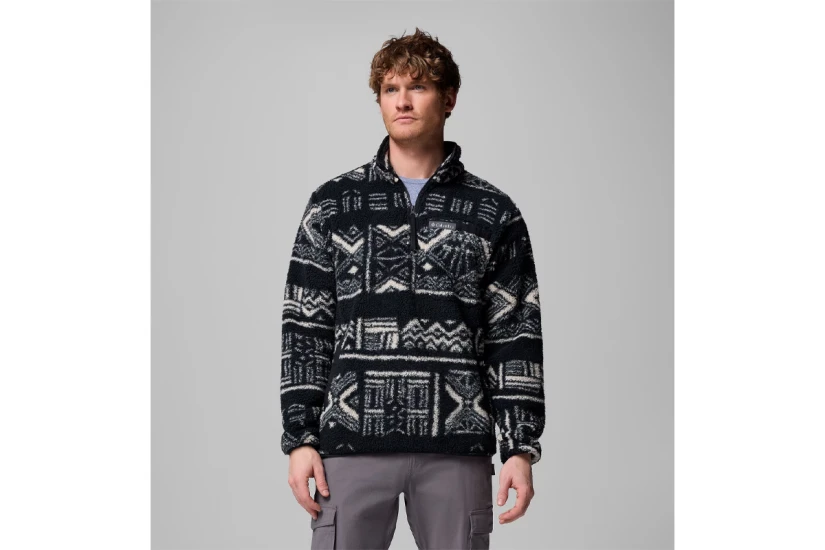 Columbia Rugged Ridge High Pile Fleece Ανδρική Μακρυμάνικη Μπλούζα με Φερμουάρ 