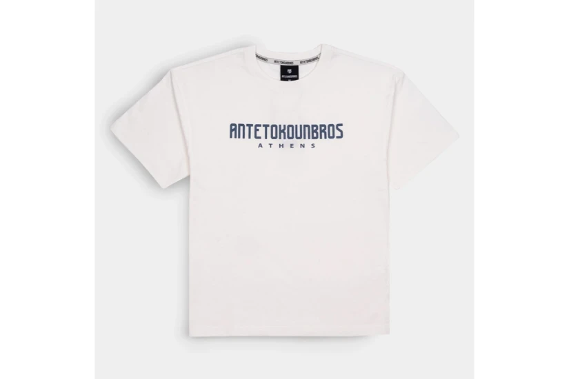 AntetokounBros Location Athens Ανδρικό Κοντομάνικο T-Shirt Λευκό