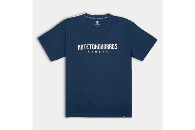 AntetokounBros Location Athens Ανδρικό Κοντομάνικο T-Shirt Μπλε