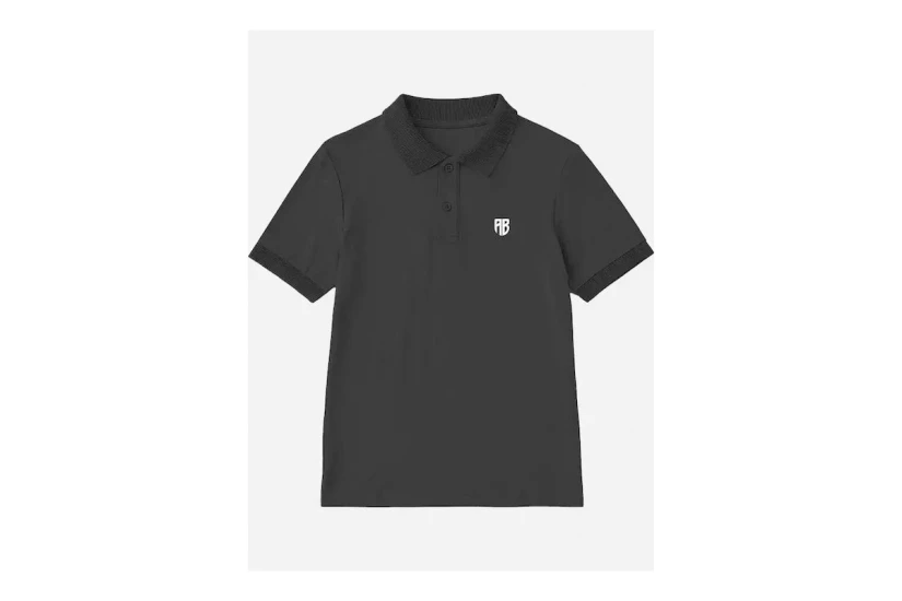 AntetokounBros Ανδρικό Κοντομάνικο Polo T-Shirt Μαύρο