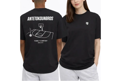 Antetokounbros Court T-Shirt Ανδρικό (APCD162U11 BLACK)
