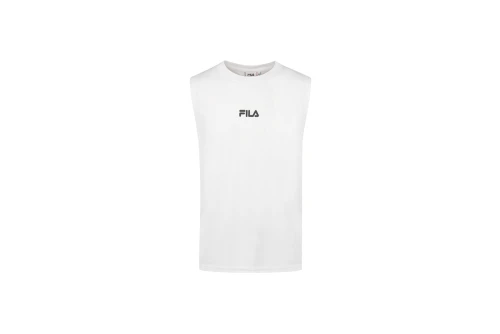 Fila Μπλούζα Αμάνικη Ανδρική (APCDMS25001 WHITE)