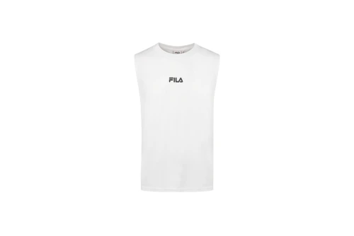 Fila Μπλούζα Αμάνικη Ανδρική (APCDMS25001 WHITE)
