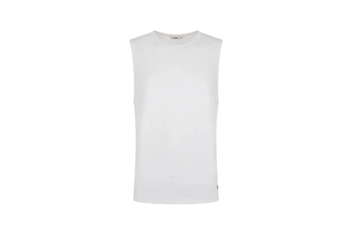 Fila Μπλούζα Αμάνικη Ανδρική (APCDMS25009 WHITE)