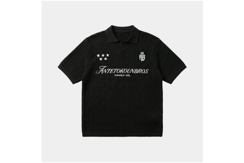 Antetokounbros Knitted Oversized Polo Ανδρικό (APUN262U35 001)