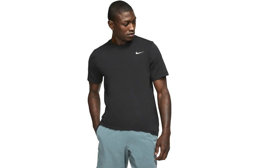 Nike Dri-FIT Ανδρικό Κοντομάνικο Αθλητικό T-Shirt Μαύρο