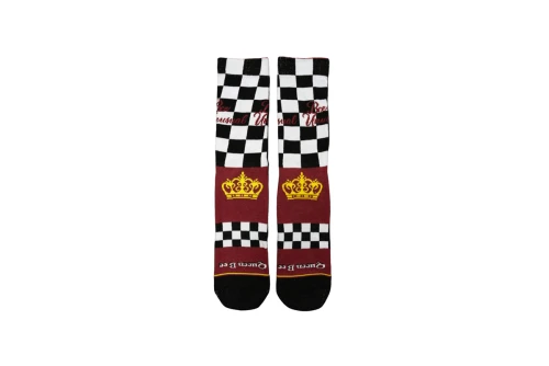 Bee Unusual Queen Bee Chess Κάλτσες Ψηλές 1 Ζευγάρι (AS-225007)