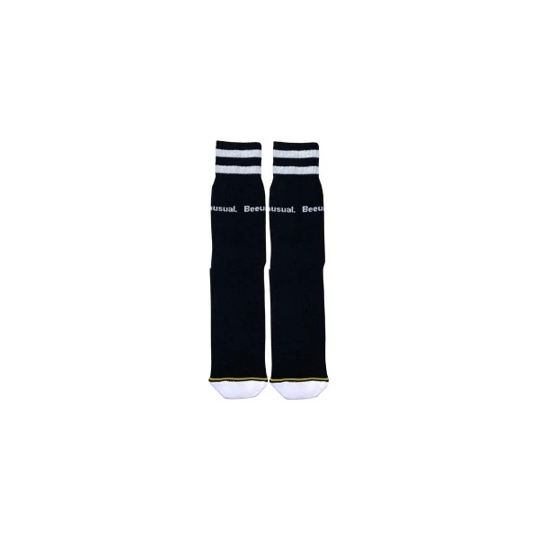 Bee Unusual Cushion Solid Crew Κάλτσες Ψηλές 1 Ζευγάρι (AS-225225 BLACK)