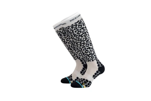 Bee Unusual Animal Print Ski Κάλτσες Ψηλές 1 Ζευγάρι (AS-230729)