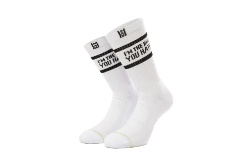 Bee Unusual The Bitch U Hated  Κάλτσες Ψηλές 1 Ζευγάρι (AS-240107 WHITE)
