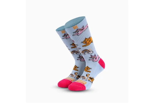 Bee Unusual A Fluffy Cat Ht Premium Κάλτσες Ψηλές 1 Ζευγάρι (AS-261601)