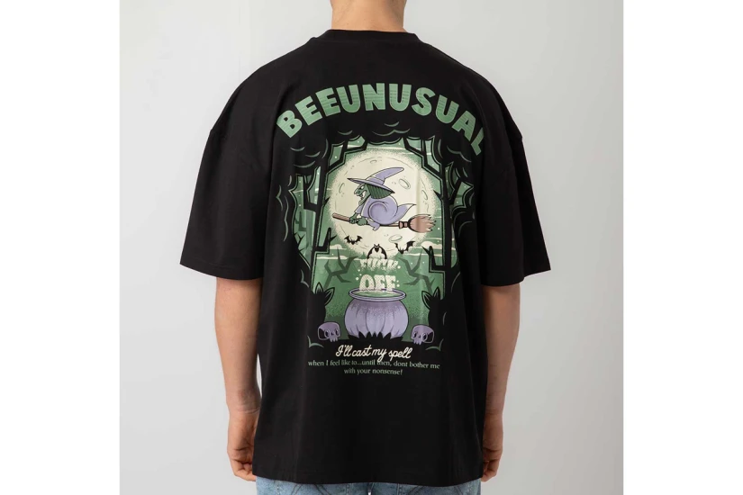 Bee Unusual Chill Witch Ανδρικό Κοντομάνικο T-Shirt Μαύρο