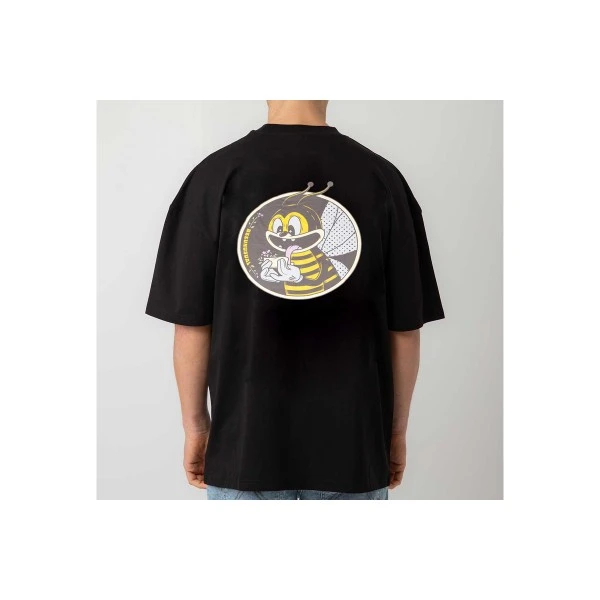 Bee Unusual High Flowers Oversized T-Shirt Ανδρικό (AT-253345)