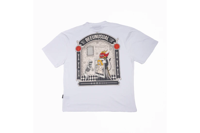 Bee Unusual Vanity Ανδρικό Κοντομάνικο T-Shirt Λευκό