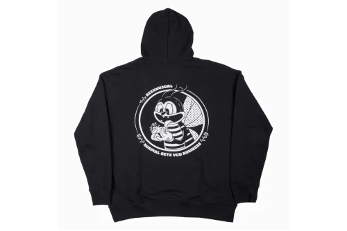 Bee Unusual High Flowers Extra Heavy Ft Hoodie Ανδρικό (AT-256412)