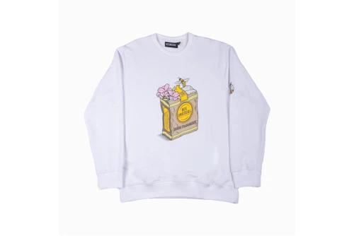 Bee Unusual High Flowers Crew Neck Ft Μπλούζα Με Λαιμόκοψη Ανδρική (AT-256665)