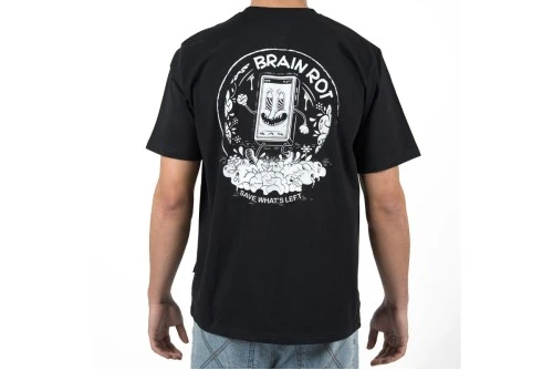 Bee Unusual Brain Rot Relaxed T-Shirt Ανδρικό (AT-260213)
