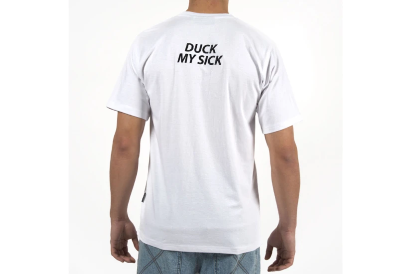 Bee Unusual Duck My Sick Ανδρικό Κοντομάνικο T-Shirt Λευκό