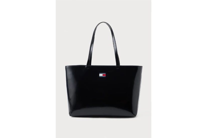 Tommy Jeans Must Γυναικεία Τσάντα Tote Μαύρη