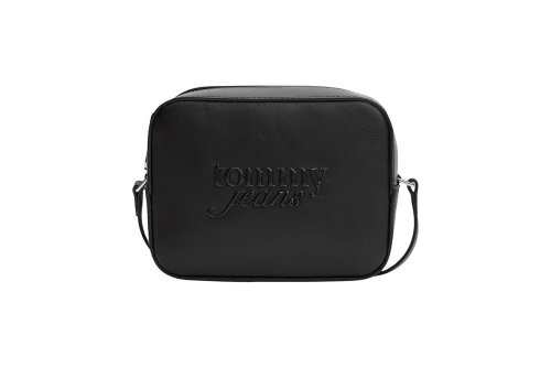 Tommy Jeans Essential Logo Τσαντάκι Χιαστί - Ώμου (AW0AW18451 BDS)