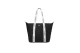 Tommy Jeans Essential Repeat Logo Γυναικεία Τσάντα Tote Μαύρη, Λευκή 38L