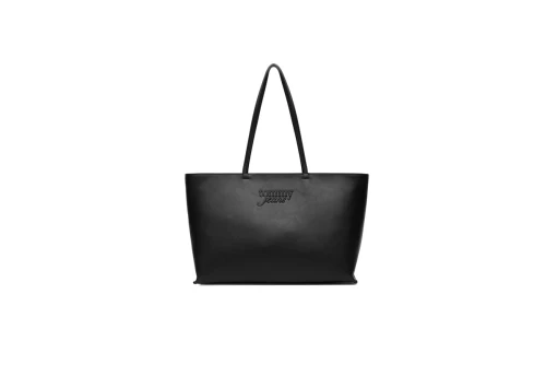 Tommy Jeans Essential Textured Logo Τσάντα Tote 10.8L (AW0AW18772 BDS)