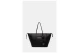 Tommy Jeans Bold Γυναικεία Τσάντα Tote Μαύρη, Ασημί