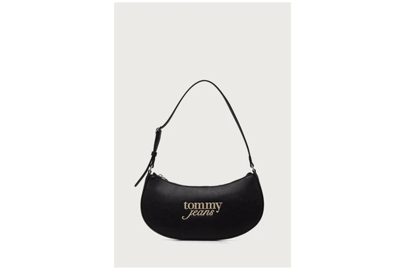 Tommy Jeans Must Γυναικεία Τσάντα Ώμου Μαύρη