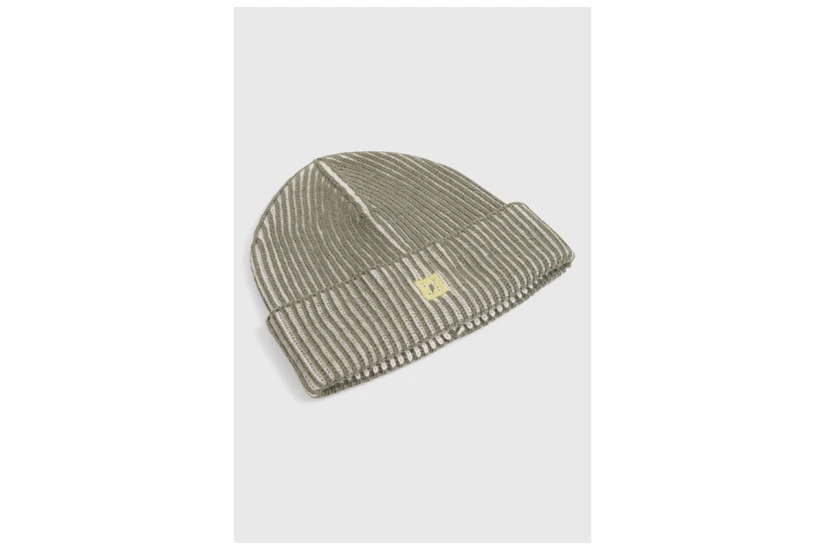Blue Banana Rib Unisex Χειμερινό Σκουφάκι Λαδί