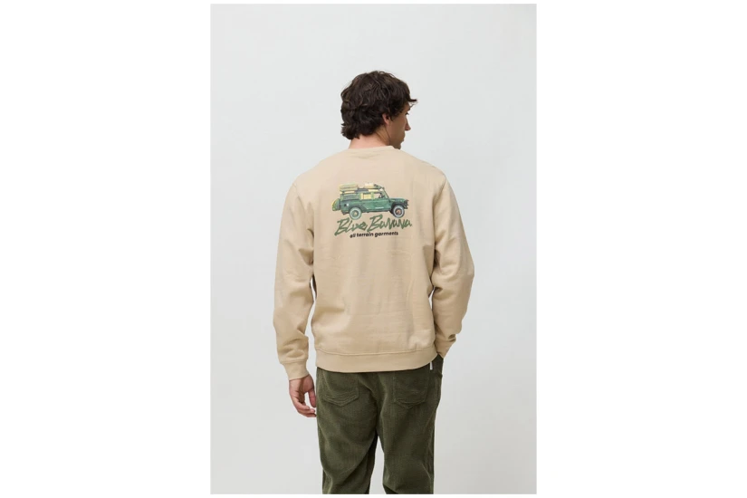 Blue Banana Go Explore Μπλούζα Με Λαιμόκοψη Ανδρική (AW26UG021GREOR04)