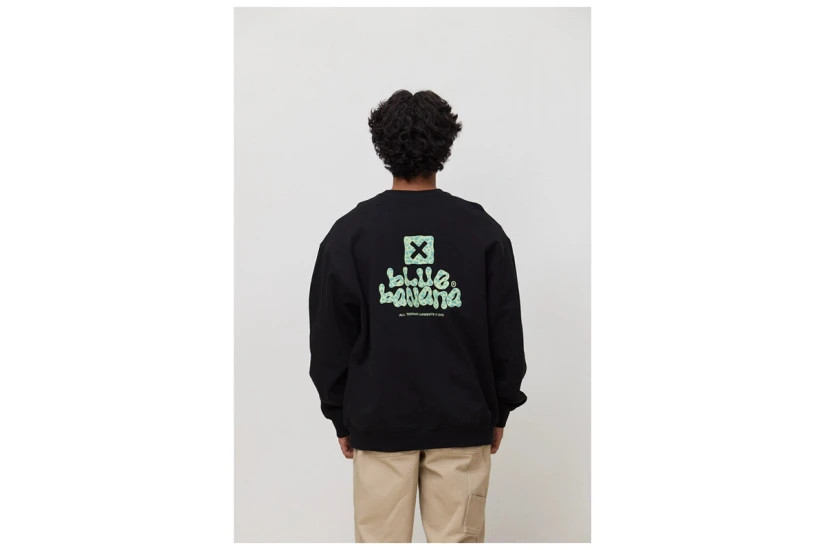 Blue Banana Puffy Μπλούζα Με Λαιμόκοψη Ανδρική (AW26UG021PFYBK00)