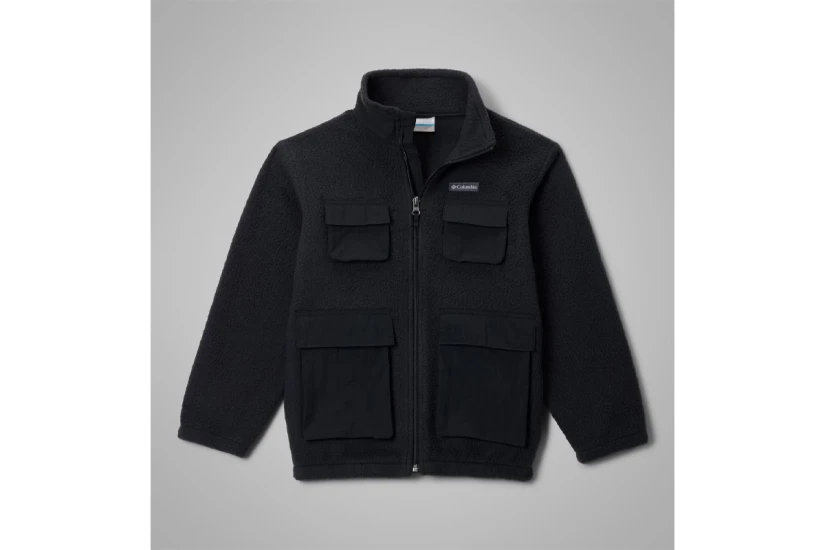 Columbia Jasper Ridge Pebbled Παιδική Ζακέτα Fleece Μαύρη