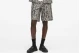 Karl Lagerfeld All Over Print Ανδρική Casual Βερμούδα Μαύρη, Λευκή