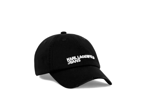 Karl Lagerfeld Distressed Logo Καπέλο Strapback (B2M33012 999)