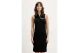 Karl Lagerfeld Fitted Γυναικείο Mini Φόρεμα Polo Μαύρο