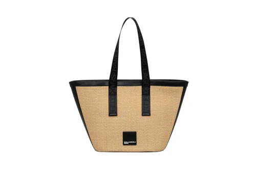 Karl Lagerfeld Box Logo Raffia Τσάντα Tote (B2W30113 106)