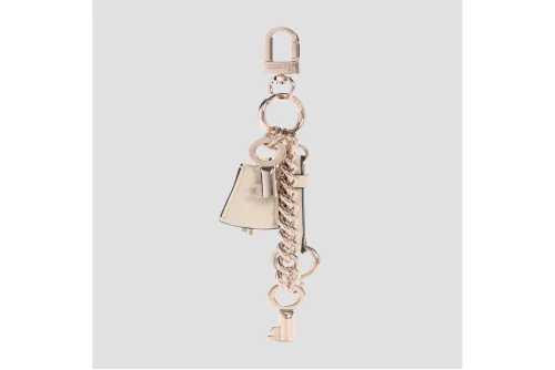 Guess Keychains Gifting Μπρελόκ Μόδας (B7460109 OFF WHITE)