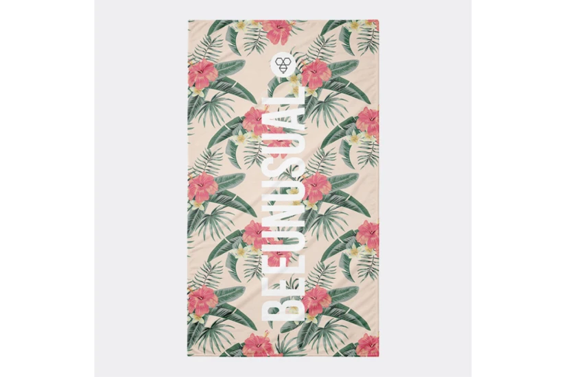 Bee Unusual Palm Bliss Πετσέτα Θαλάσσης 100x180cm