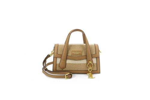 Juicy Couture Lily Straw Small Τσάντα Ώμου - Χειρός (BEJ3J999MWZCA77)