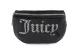 Juicy Couture Kimberly Τσαντάκι Μέσης Μαύρο, Ασημί