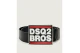 Dsquared2 Ανδρική Casual Ζώνη Μαύρη, Κόκκινη, Λευκή