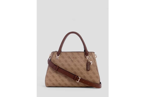 Guess Noelle Ii 4G Logo Τσάντα Ώμου - Χειρός (BG967207 LATTE LOGO BROWN)