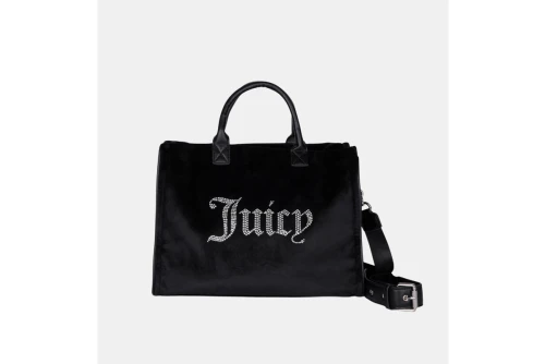 Juicy Couture Iris Velour Diamante Medium Τσάντα Tote (BIJ3J8944WZC000)