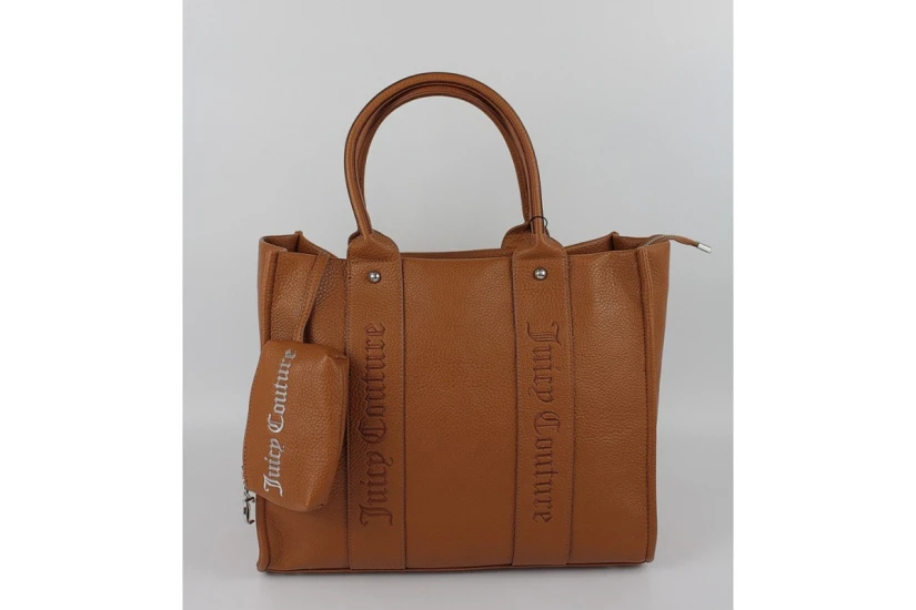Juicy Couture Iris Embroidery Large Γυναικεία Τσάντα Tote Κάμελ