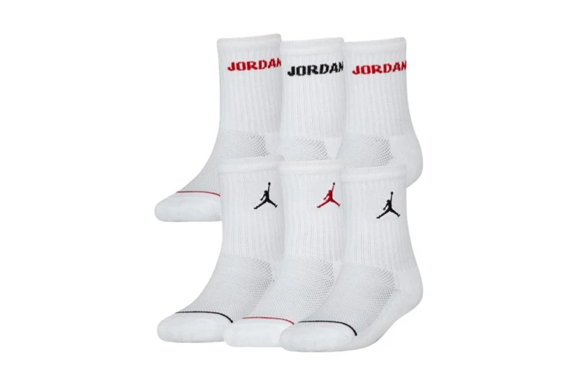 Jordan Legend Box Set Kάλτσες πάνω από τον Αστράγαλο Λευκές 6 Ζευγάρια