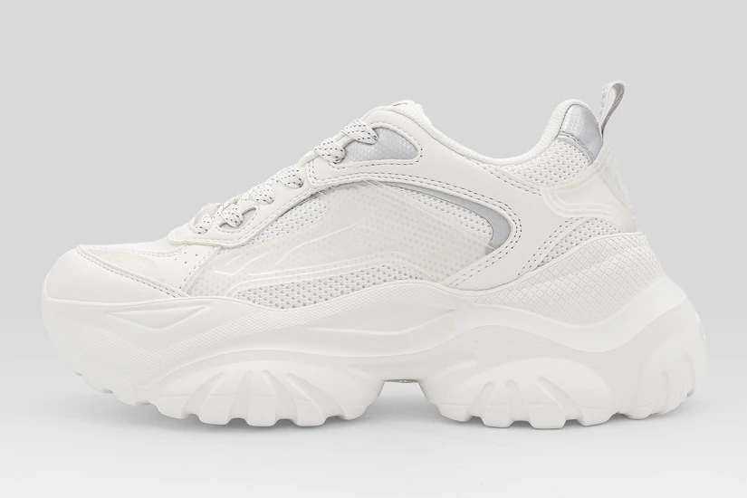 Buffalo Bliss Mesh Sneakers Λευκά