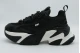 Buffalo Fion One Γυναικεία Sneakers Μαύρα, Λευκά