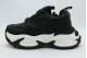 Buffalo Drive-Vegan Nappa Γυναικεία Sneakers Μαύρα, Λευκά