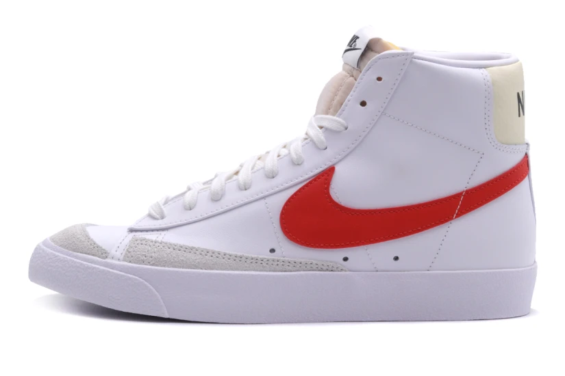 Nike Blazer Mid '77 Vintage Ανδρικά Sneakers Λευκά, Γκρι, Κόκκινα